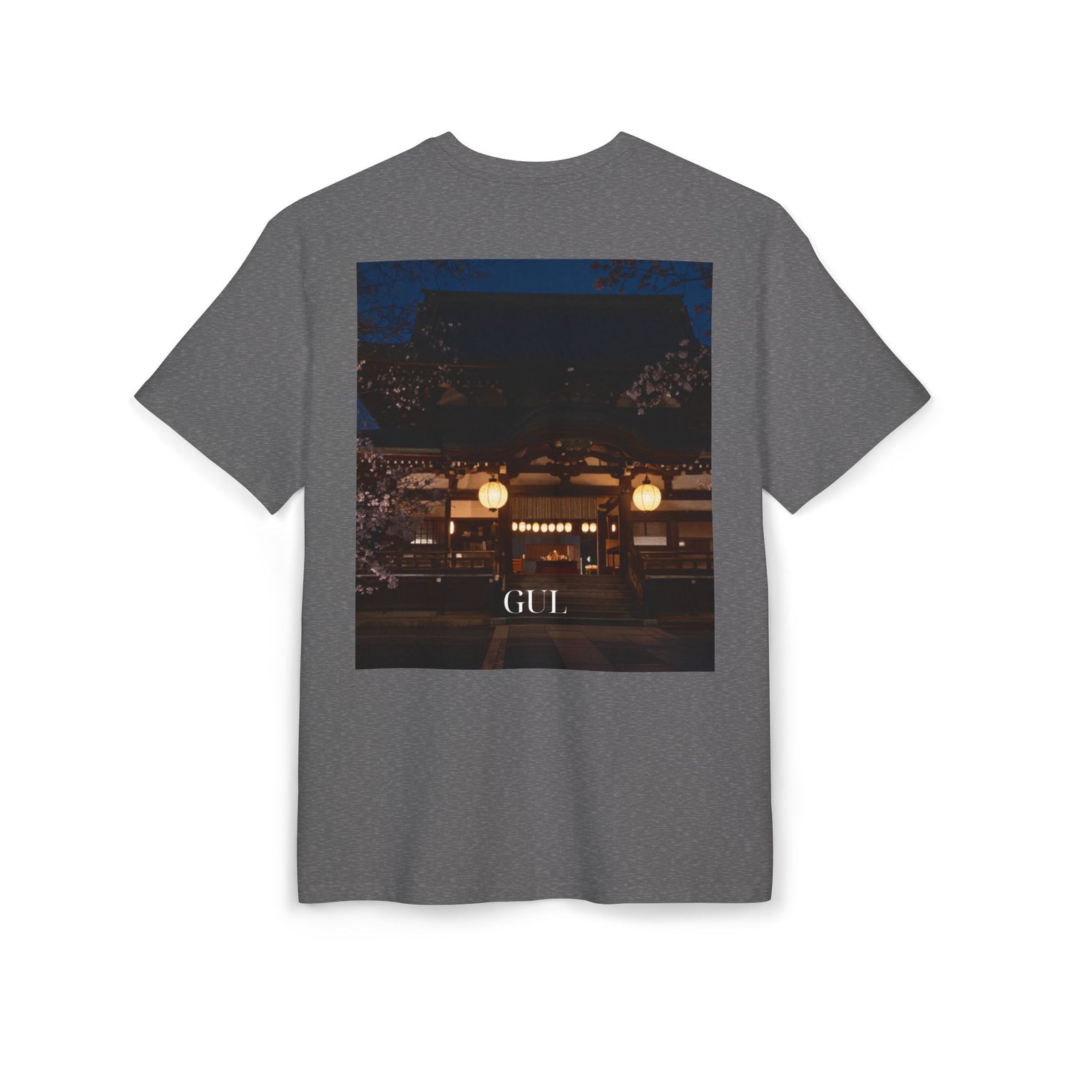 Floral &amp; Nightscape Graphic Tee — Bird of Paradise Photo Print