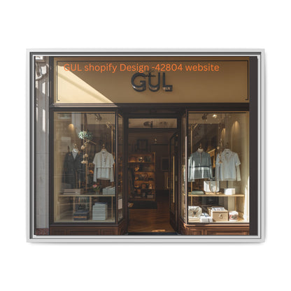 Framed Matte Canvas Print — Boutique Shopfront Photography