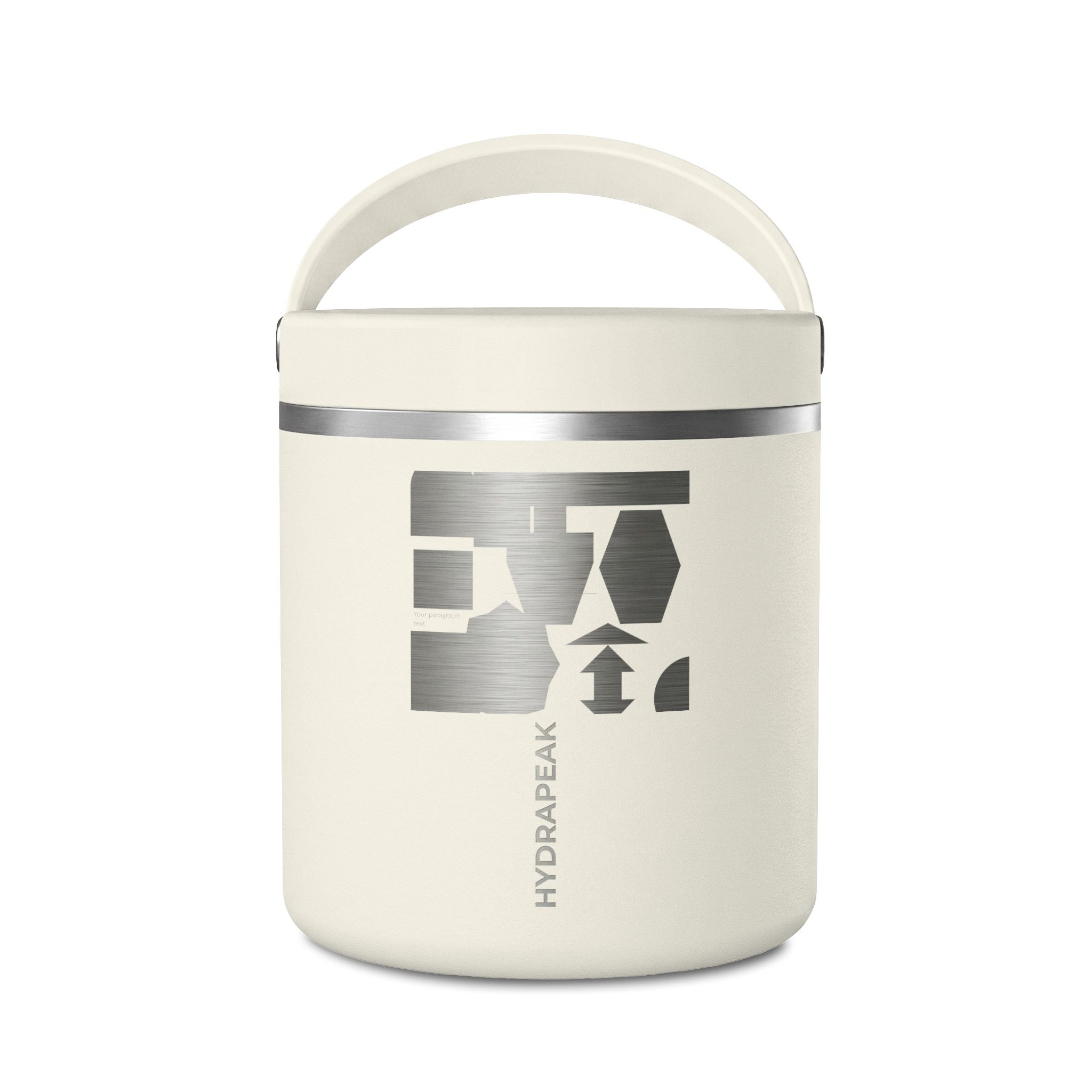 Insulated 25oz Food Jar — Stainless Logo Thermal Thermos for Lunch &amp; Outdoors