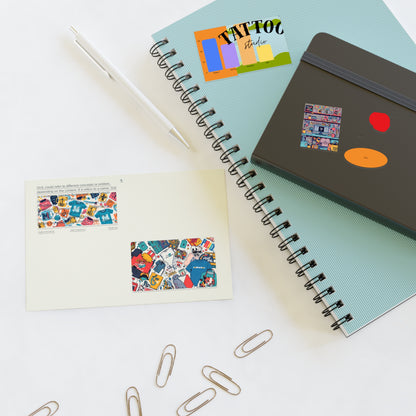 Colorful Sticker Sheets — Retro Tattoo &amp; Pop Art Icons