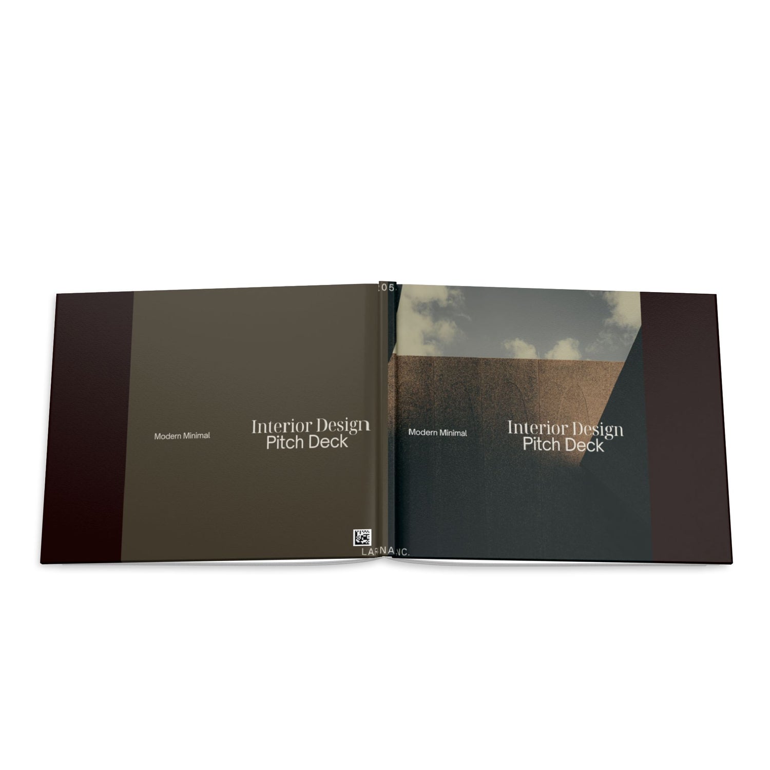 Hardcover Photo Book — Interior Design Pitch Deck Template