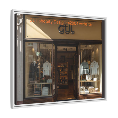 Framed Matte Canvas Print — Boutique Shopfront Photography