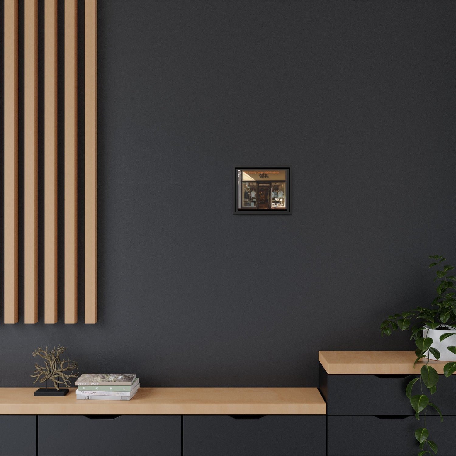 Framed Matte Canvas Print — Boutique Shopfront Photography