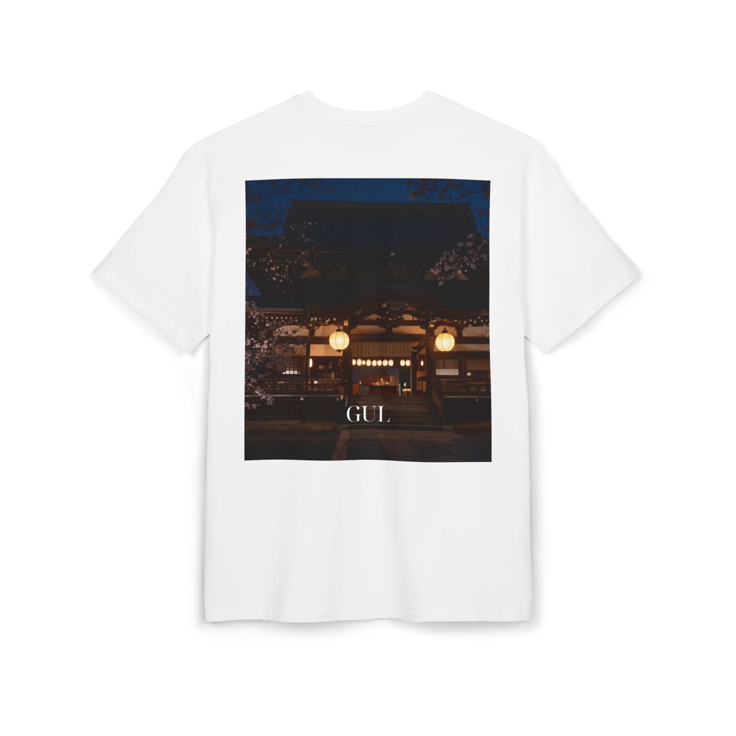 Floral &amp; Nightscape Graphic Tee — Bird of Paradise Photo Print