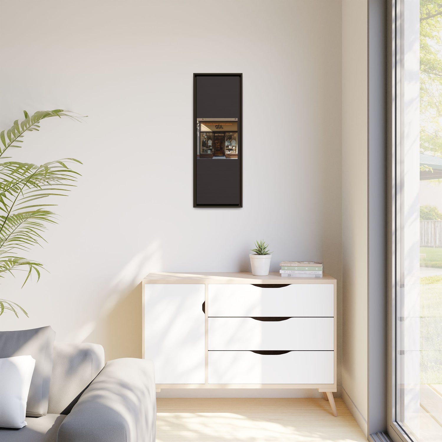 Framed Matte Canvas Print — Boutique Shopfront Photography