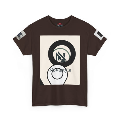 Graphic Tee — Novastyle Minimal Logo &amp; Poster Print T-Shirt