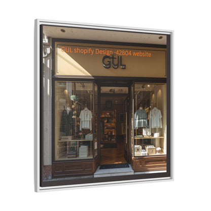 Framed Matte Canvas Print — Boutique Shopfront Photography