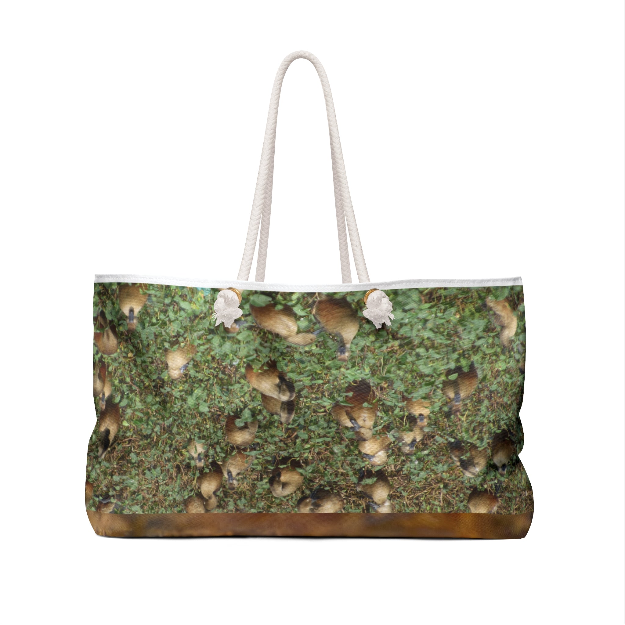 Custom Design Weekender Bag | Shorebird Killdeer Photo Travel Tote