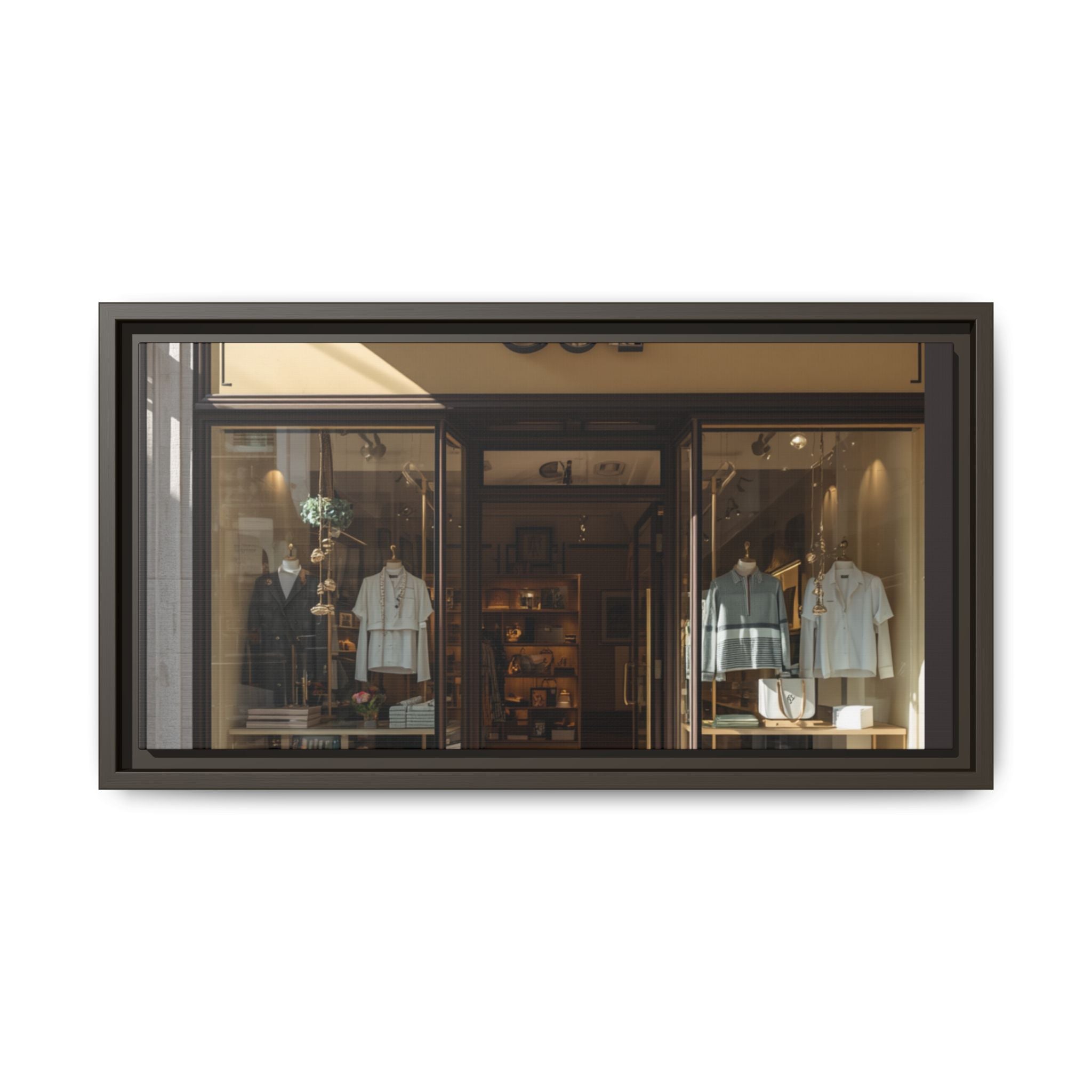 Framed Matte Canvas Print — Boutique Shopfront Photography