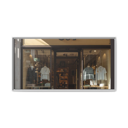 Framed Matte Canvas Print — Boutique Shopfront Photography