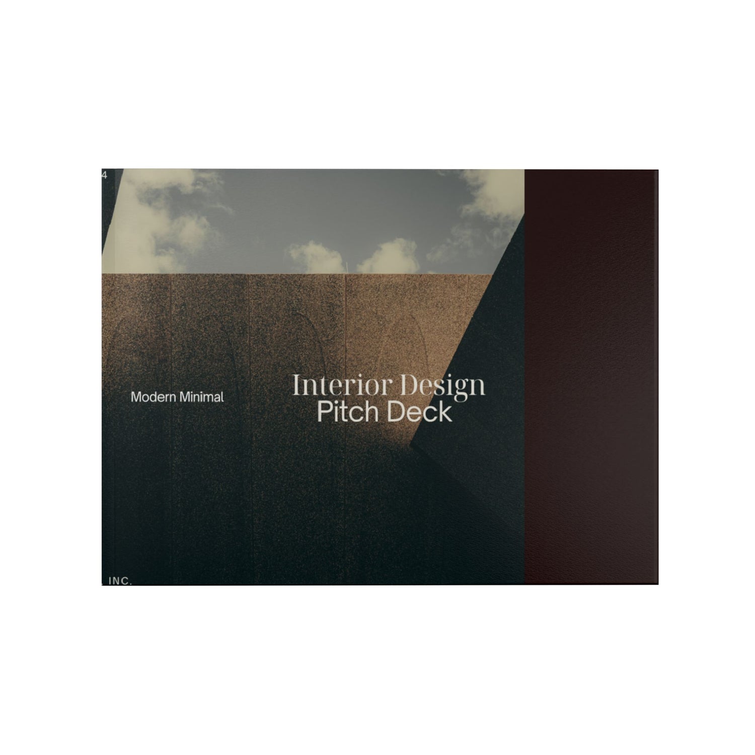 Hardcover Photo Book — Interior Design Pitch Deck Template