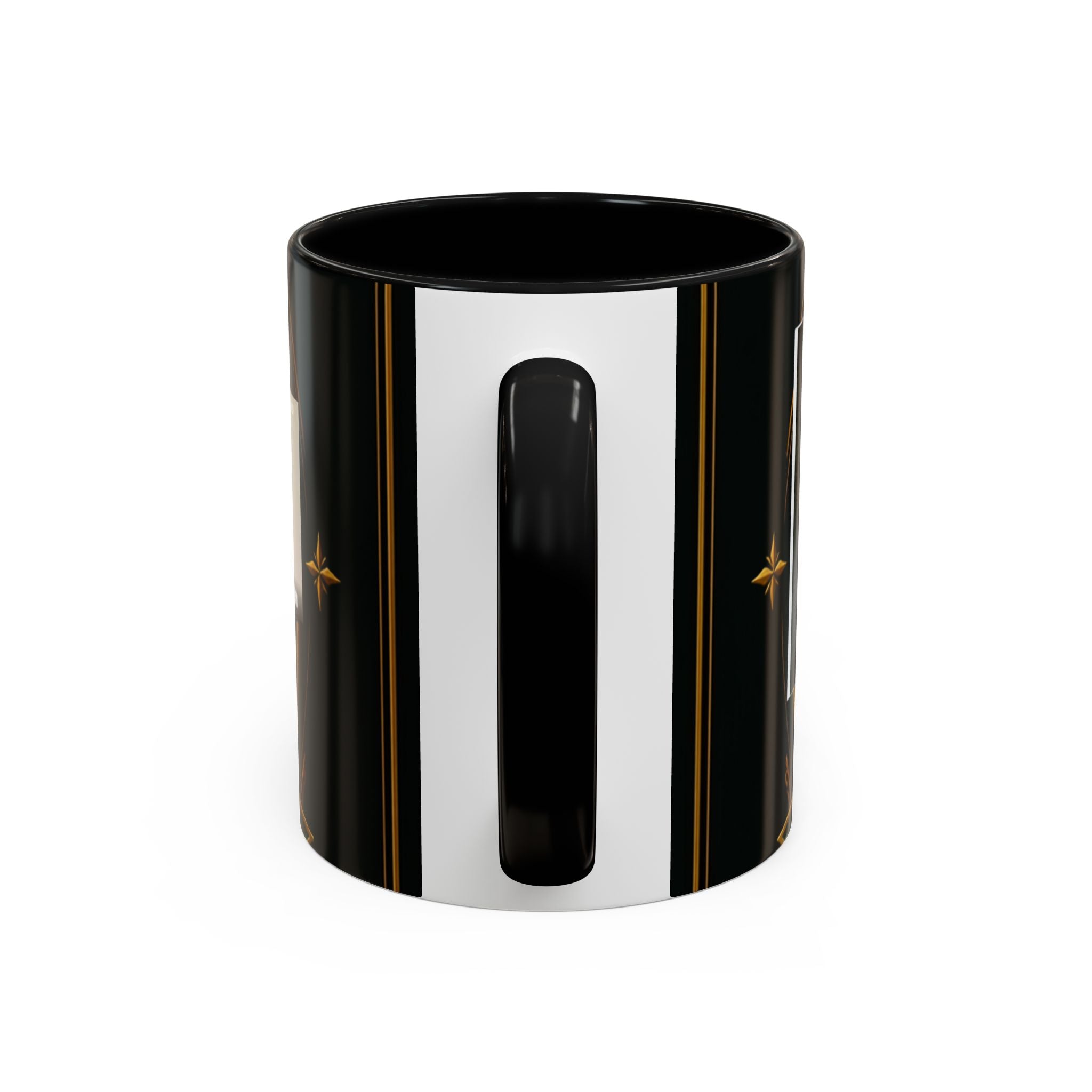 Certified Collector Accent Coffee Mug — Portrait Emblem Design (11/15 oz)