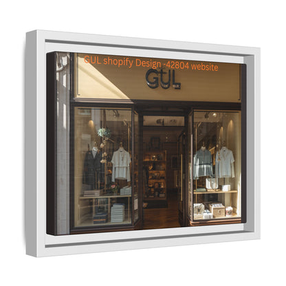 Framed Matte Canvas Print — Boutique Shopfront Photography