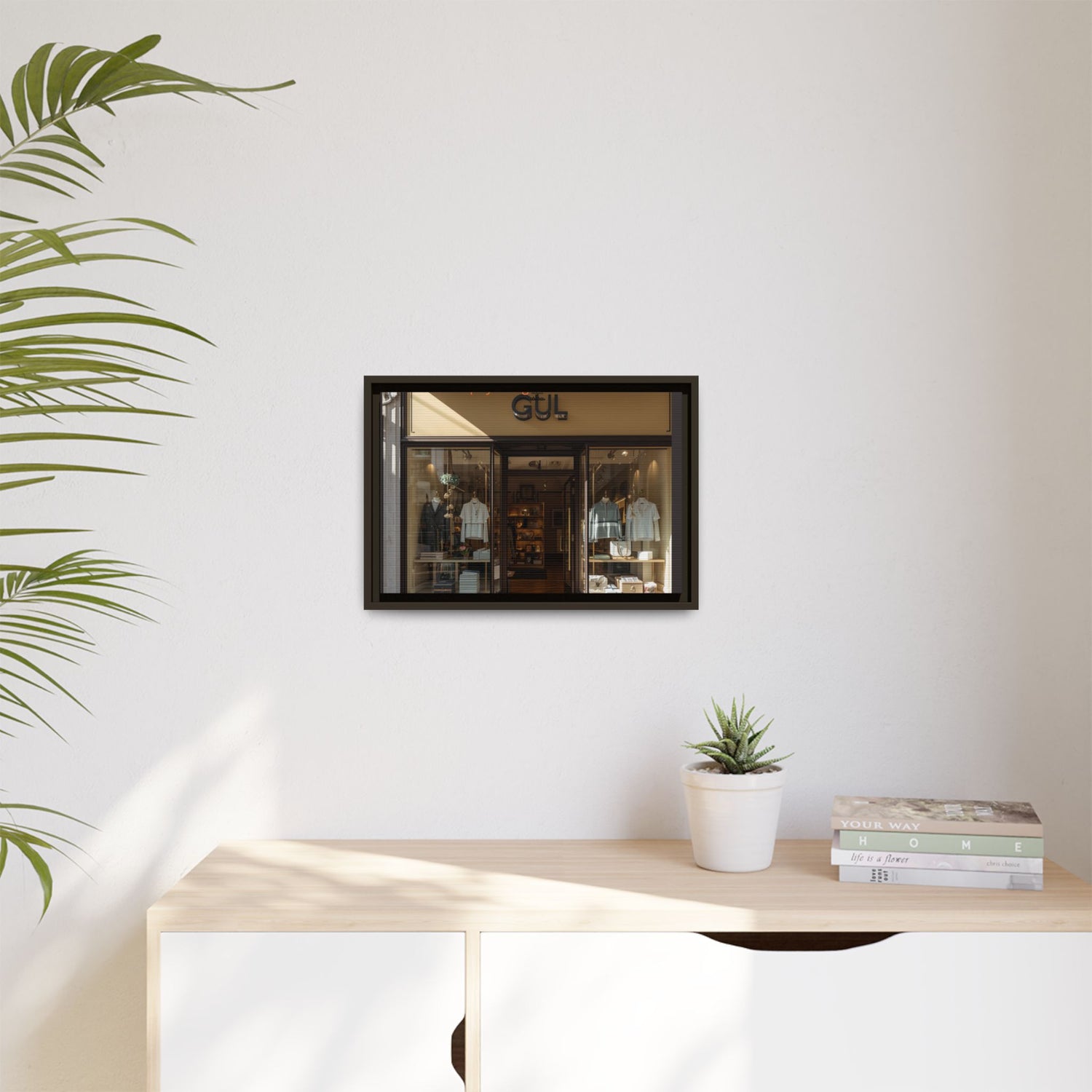 Framed Matte Canvas Print — Boutique Shopfront Photography