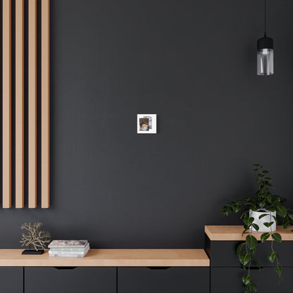 Latte &amp; Landscape Matte Canvas Wall Art — Coffee Shop Photo Collage