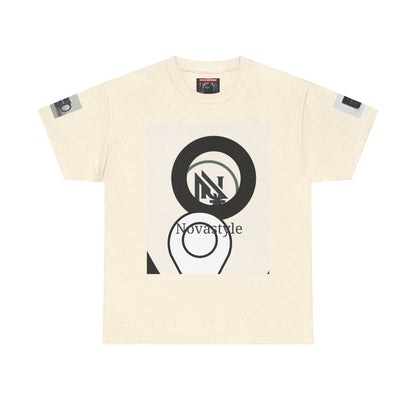 Graphic Tee — Novastyle Minimal Logo &amp; Poster Print T-Shirt