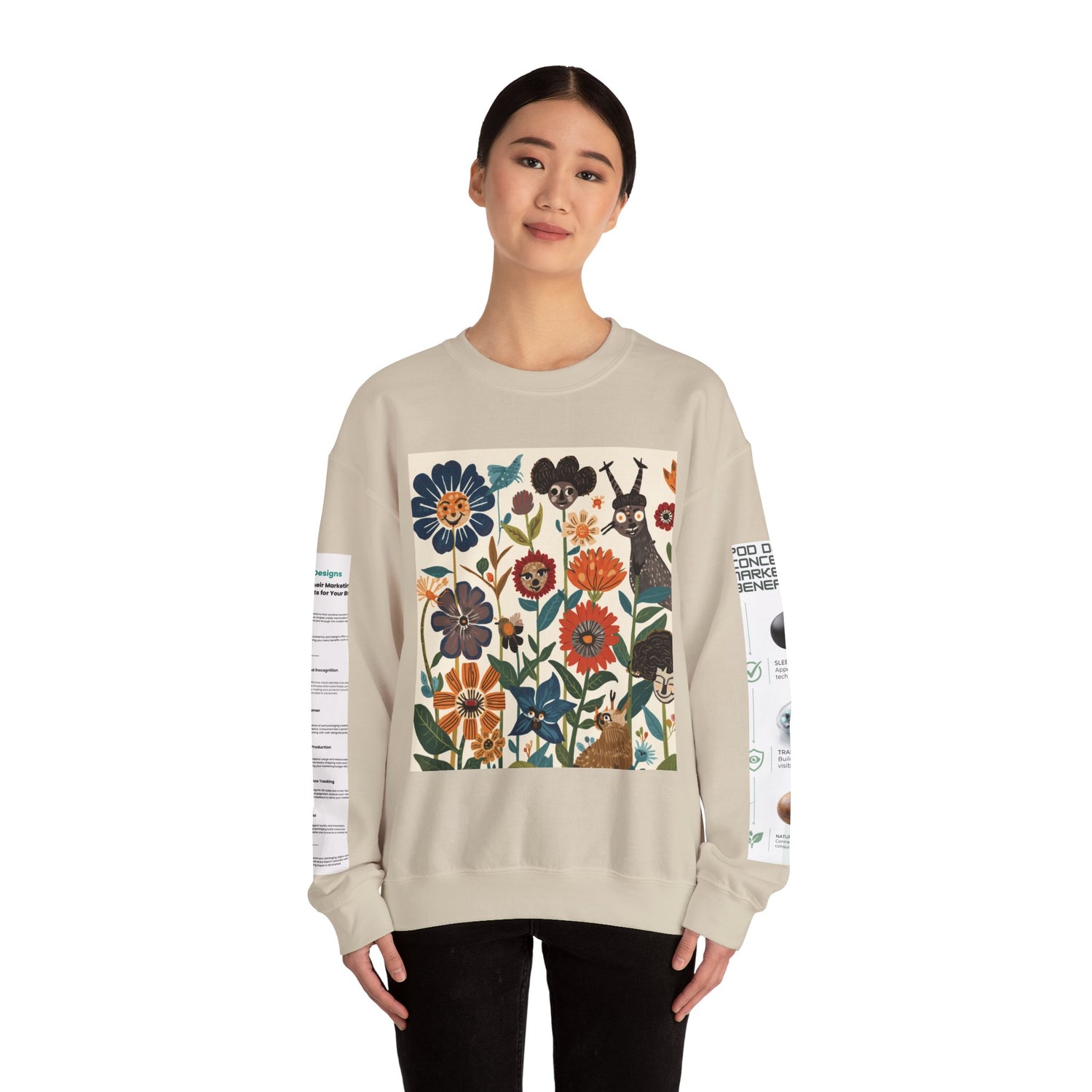 Floral Garden Crewneck Sweatshirt