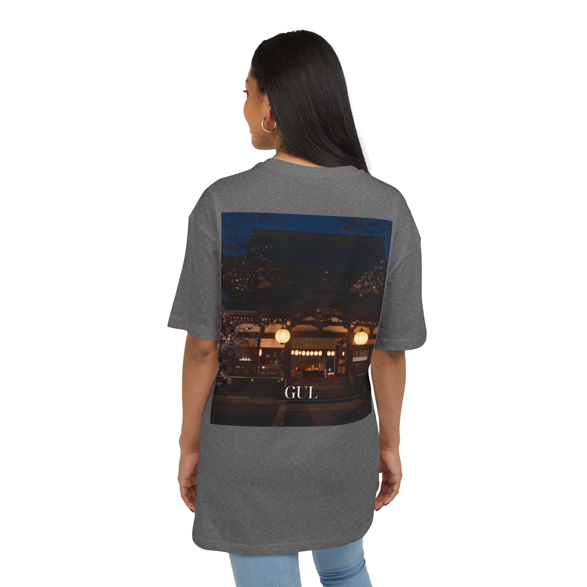 Floral &amp; Nightscape Graphic Tee — Bird of Paradise Photo Print