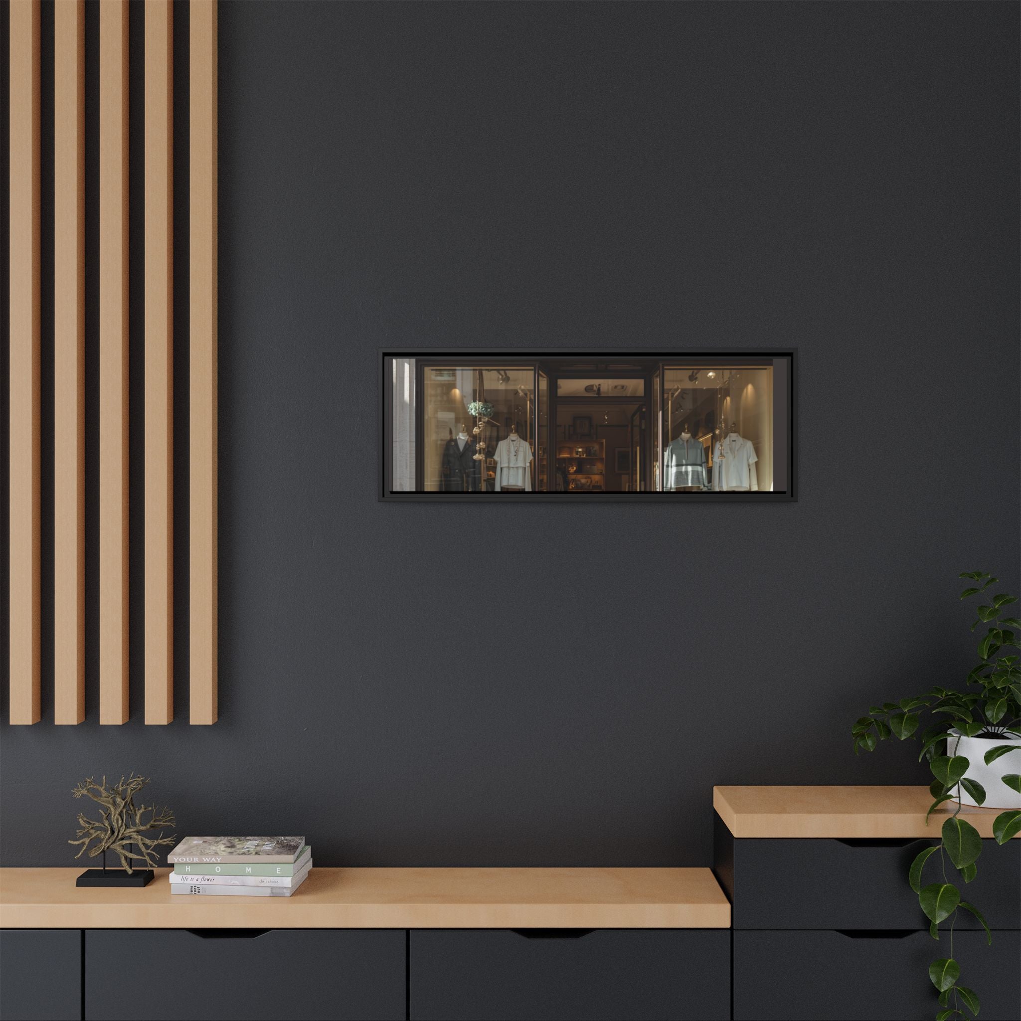 Framed Matte Canvas Print — Boutique Shopfront Photography