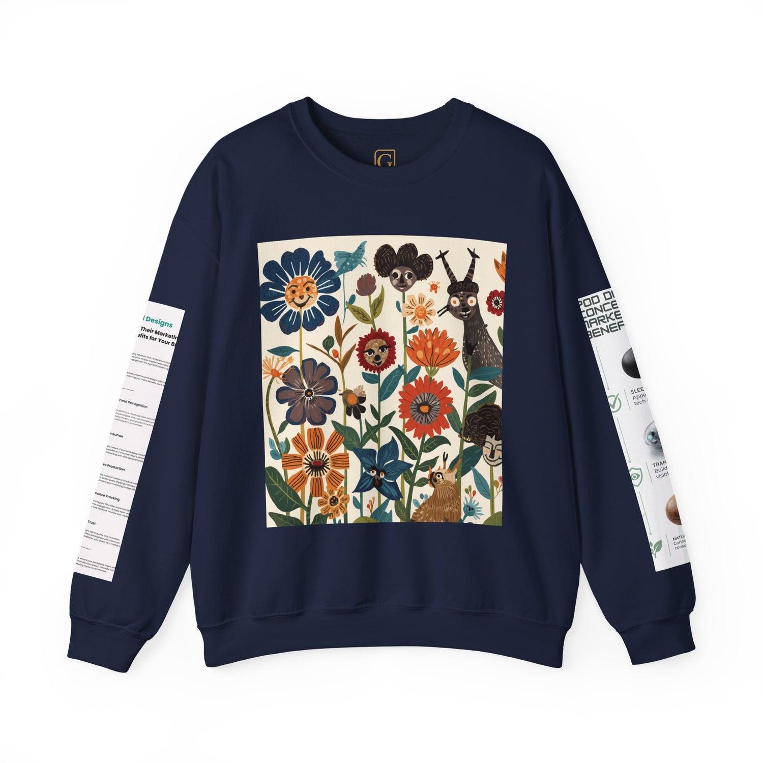 Floral Garden Crewneck Sweatshirt