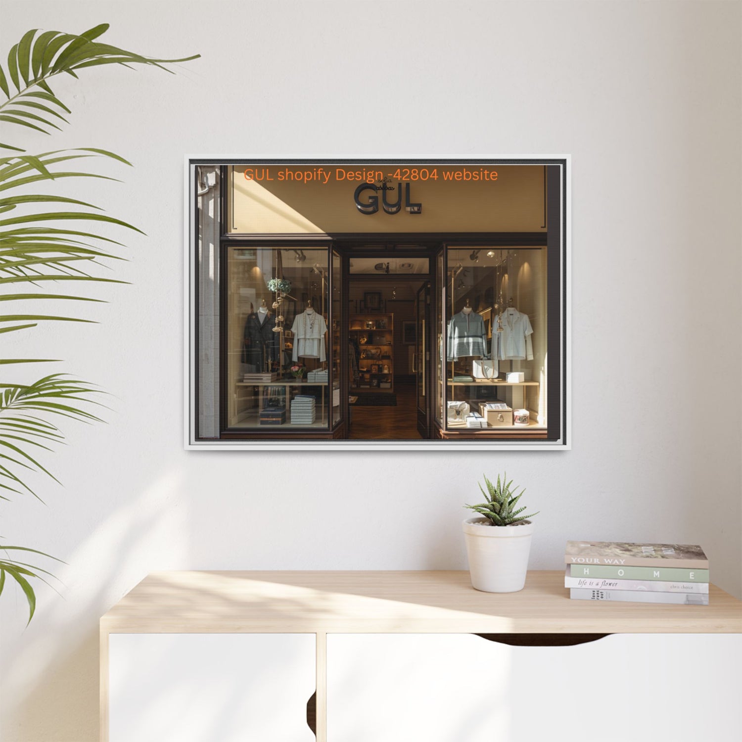 Framed Matte Canvas Print — Boutique Shopfront Photography