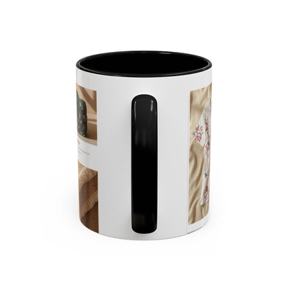 Butterfly Accent Coffee Mug — Blue Butterfly Collage 11/15oz