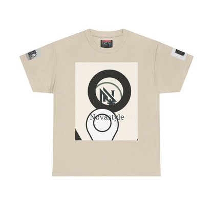 Graphic Tee — Novastyle Minimal Logo &amp; Poster Print T-Shirt