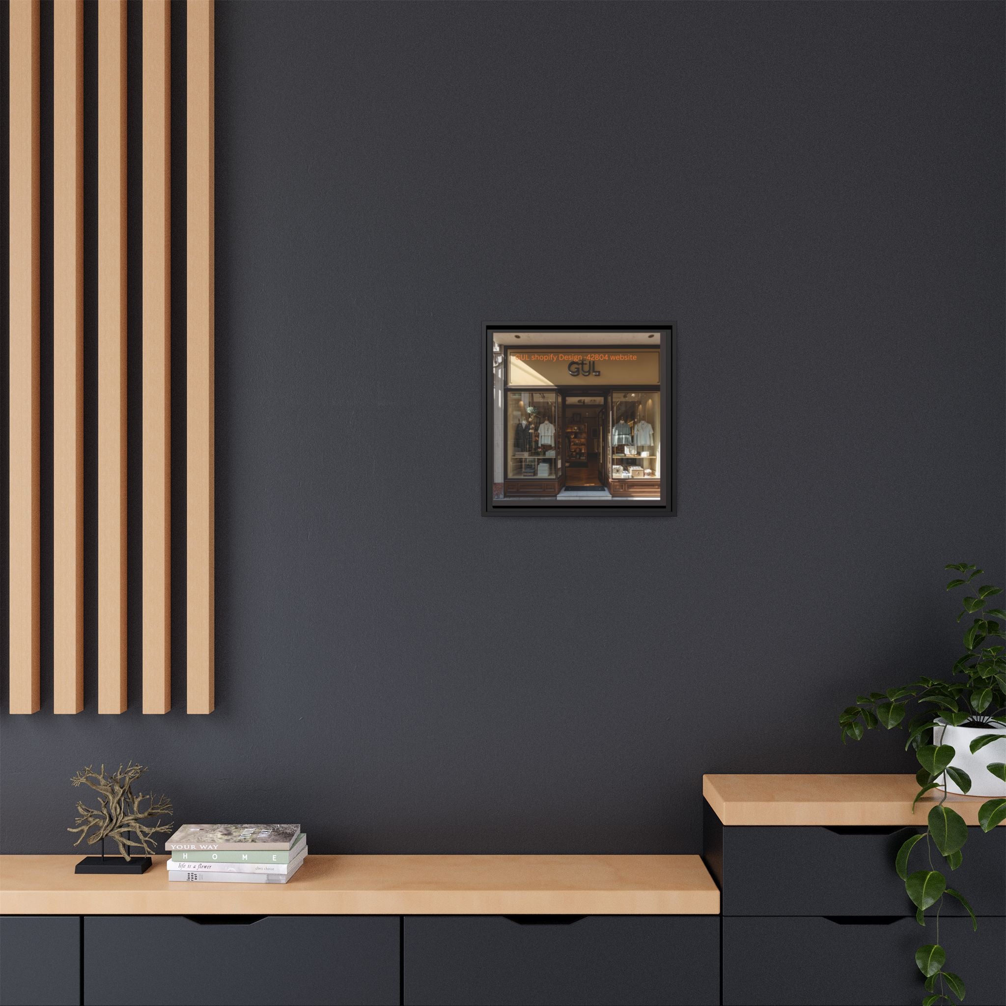 Framed Matte Canvas Print — Boutique Shopfront Photography