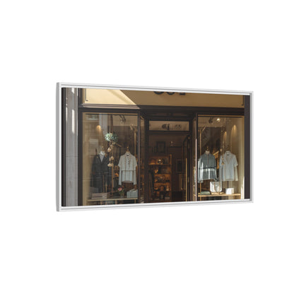 Framed Matte Canvas Print — Boutique Shopfront Photography