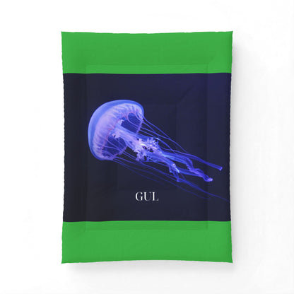 Jellyfish Cotton Comforter – Deep Sea Blue Nautical Bedding