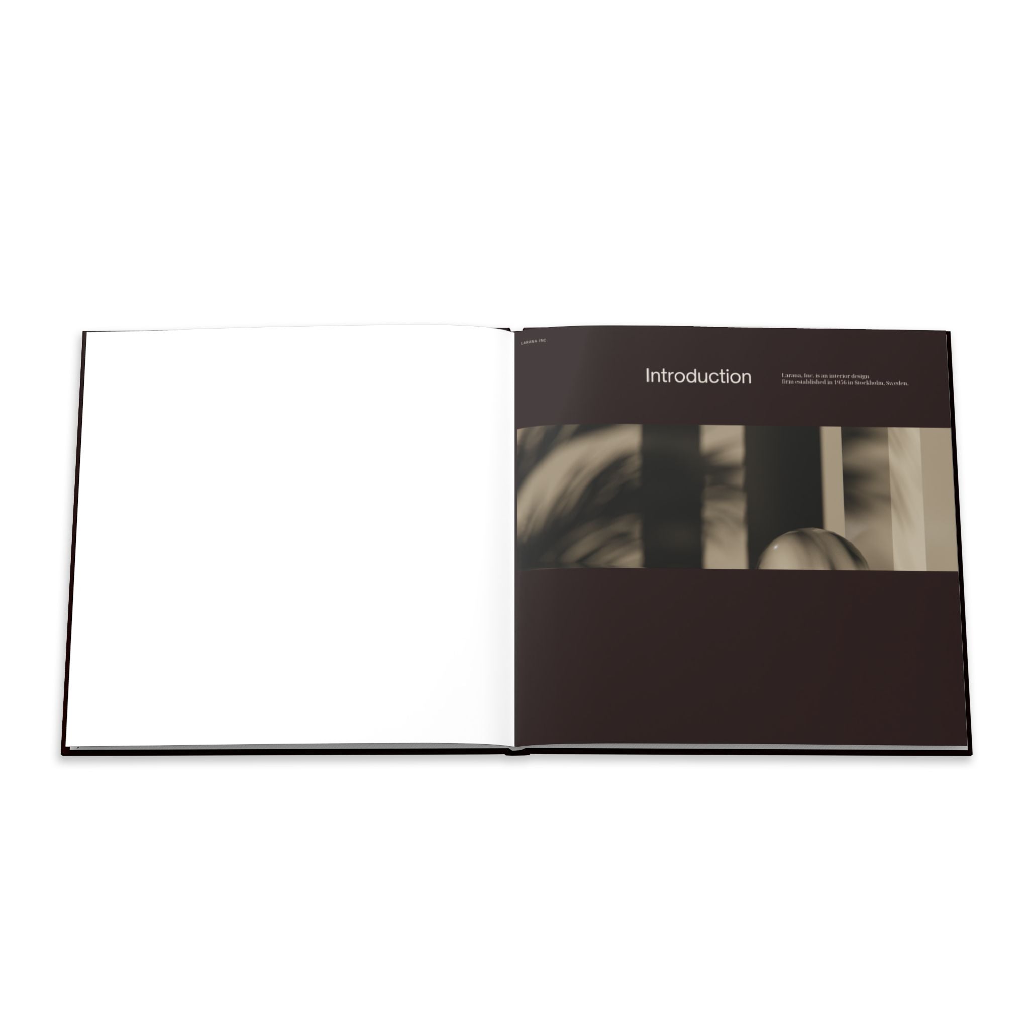 Hardcover Photo Book — Interior Design Pitch Deck Template