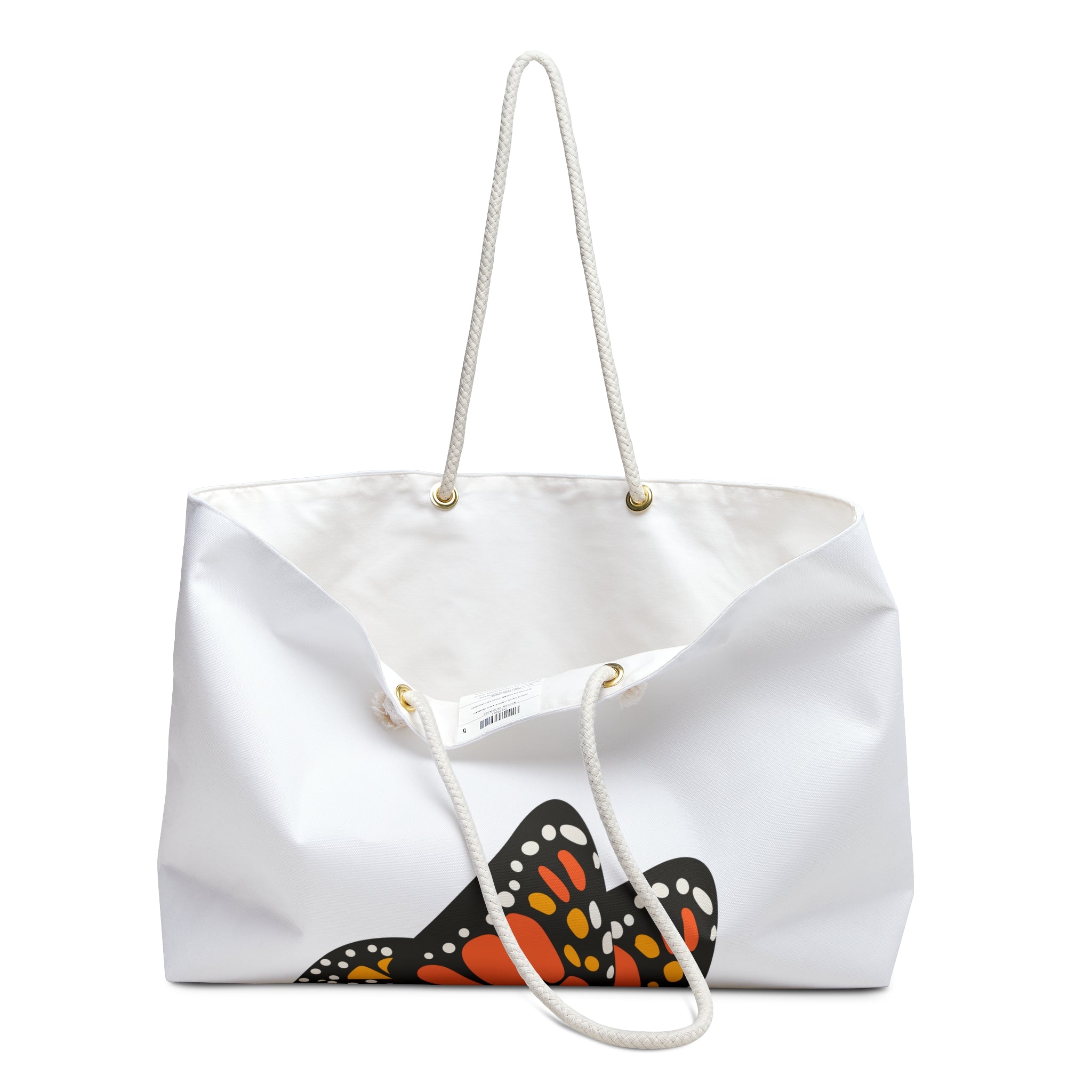 Monarch Butterfly Weekender Bag — Floral Travel Tote