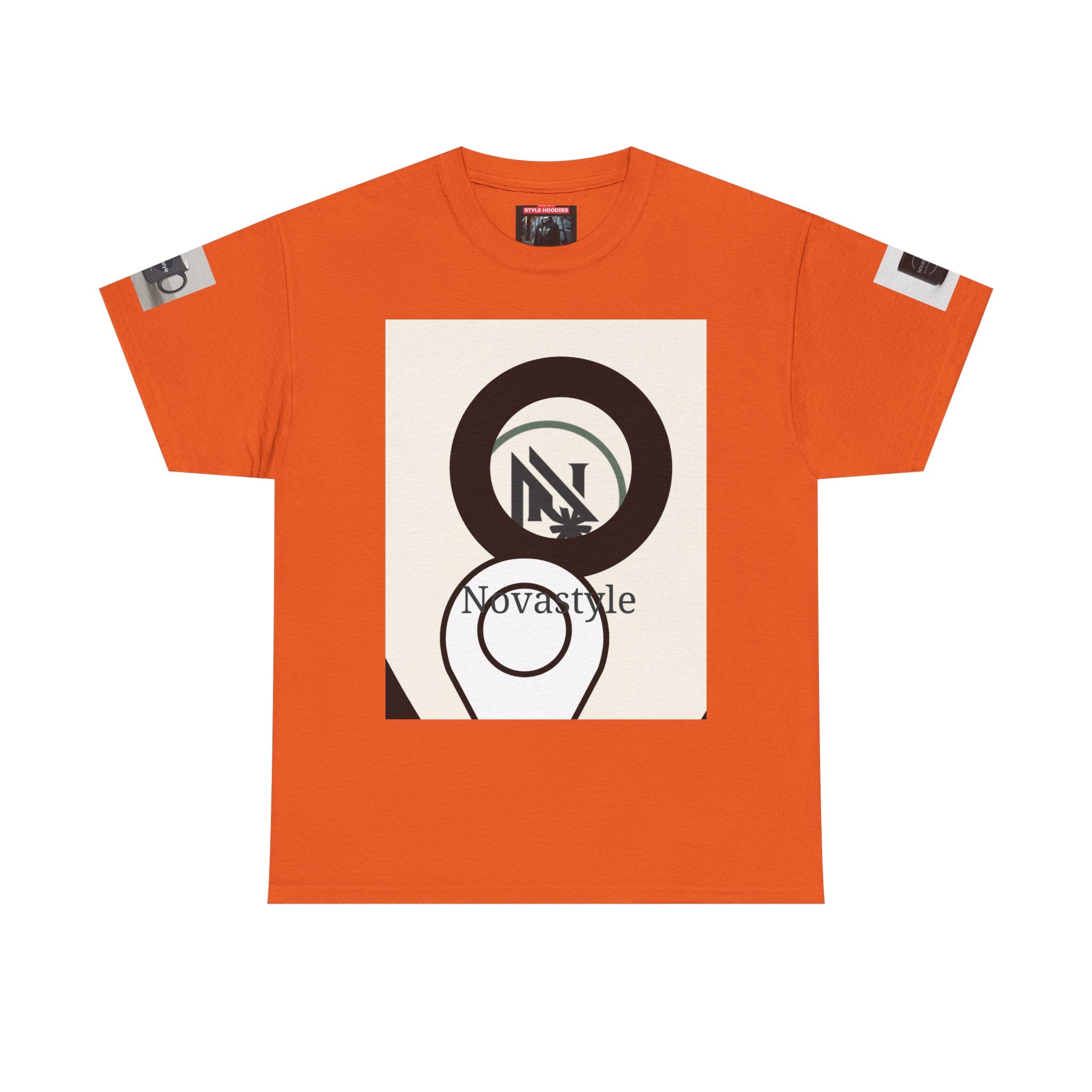 Graphic Tee — Novastyle Minimal Logo &amp; Poster Print T-Shirt