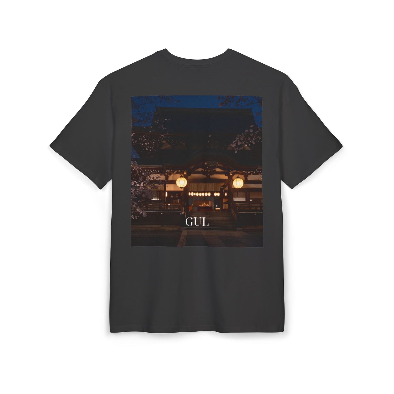 Floral &amp; Nightscape Graphic Tee — Bird of Paradise Photo Print