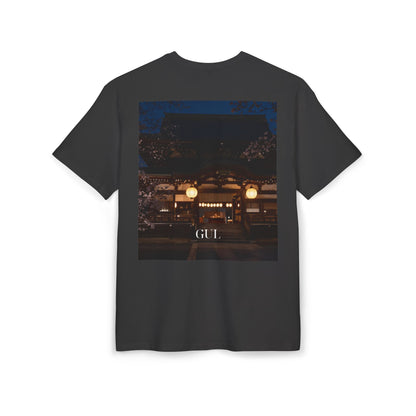 Floral &amp; Nightscape Graphic Tee — Bird of Paradise Photo Print