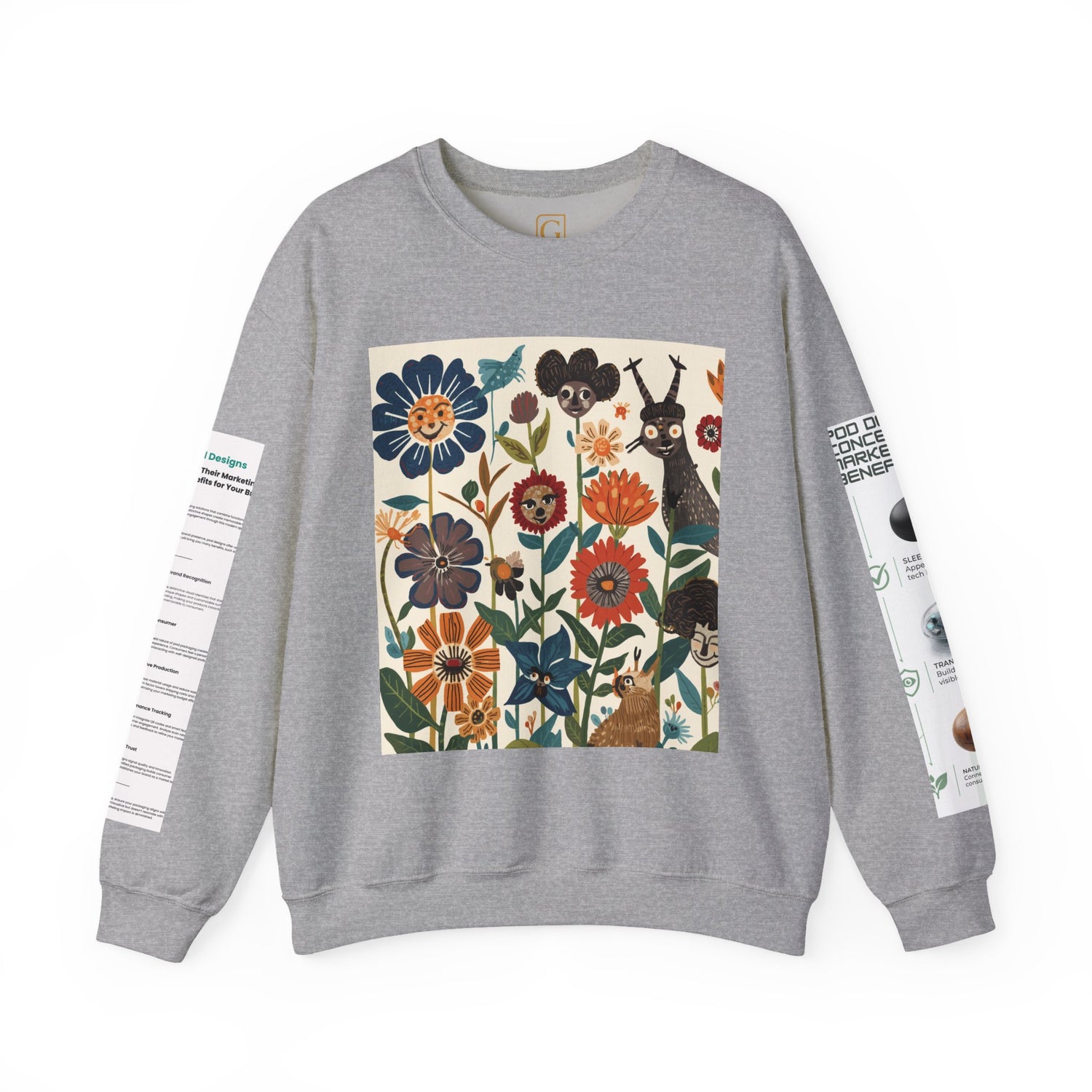 Floral Garden Crewneck Sweatshirt