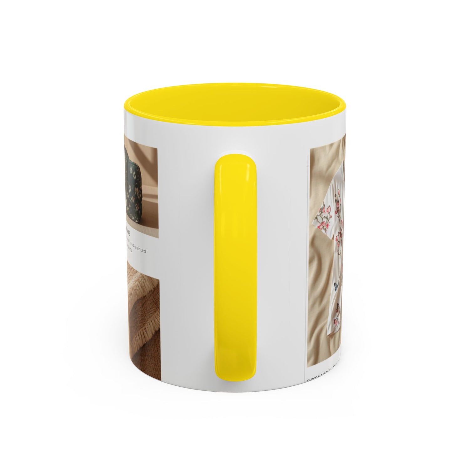 Butterfly Accent Coffee Mug — Blue Butterfly Collage 11/15oz