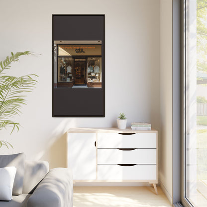 Framed Matte Canvas Print — Boutique Shopfront Photography