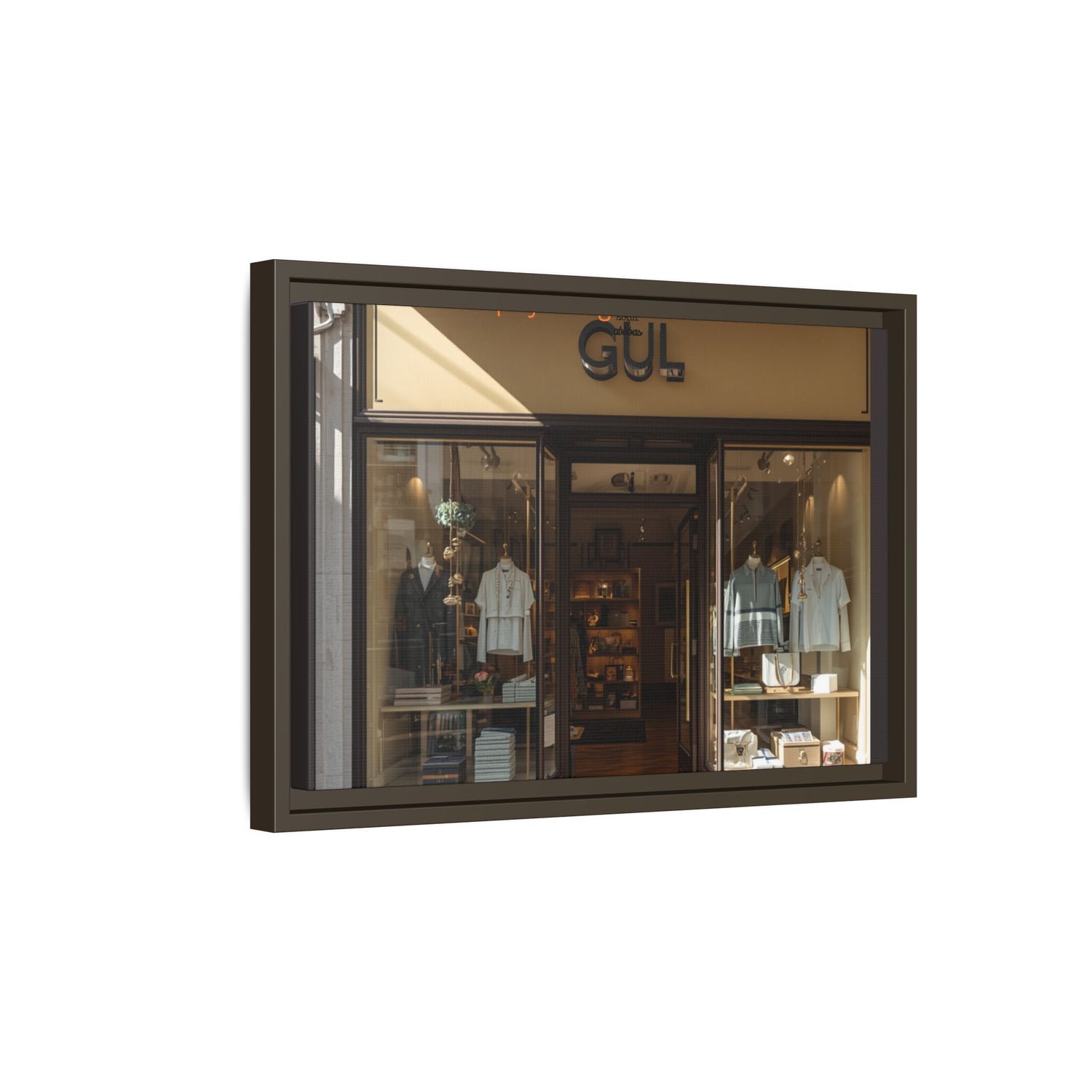 Framed Matte Canvas Print — Boutique Shopfront Photography