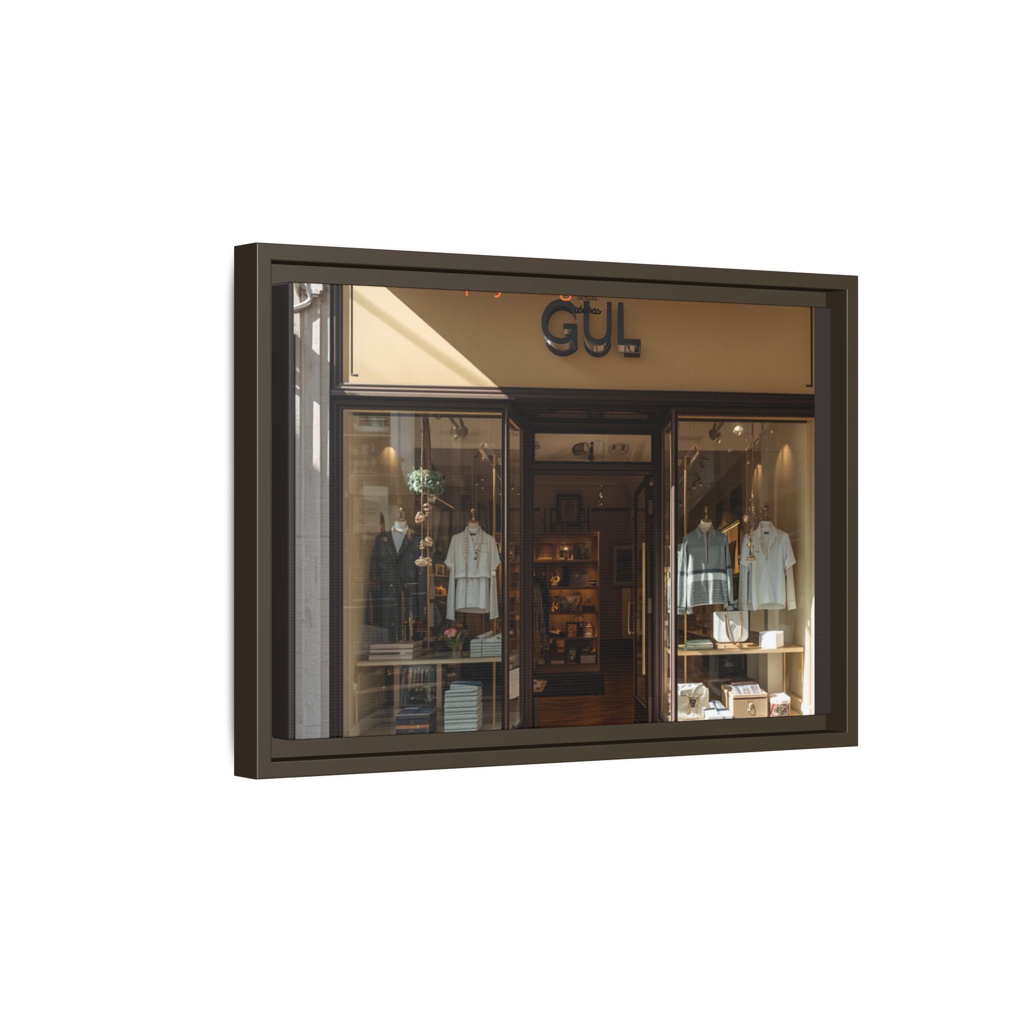 Framed Matte Canvas Print — Boutique Shopfront Photography