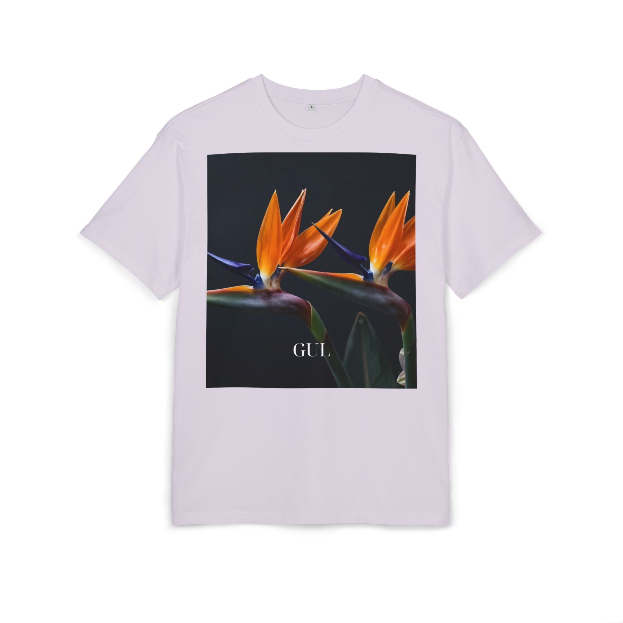 Floral &amp; Nightscape Graphic Tee — Bird of Paradise Photo Print