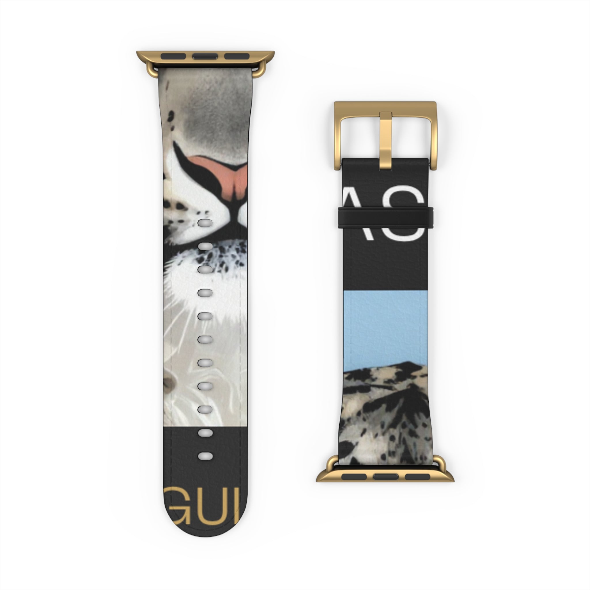 Cat Face Watch Band — Cute Printed Strap for Apple Watch