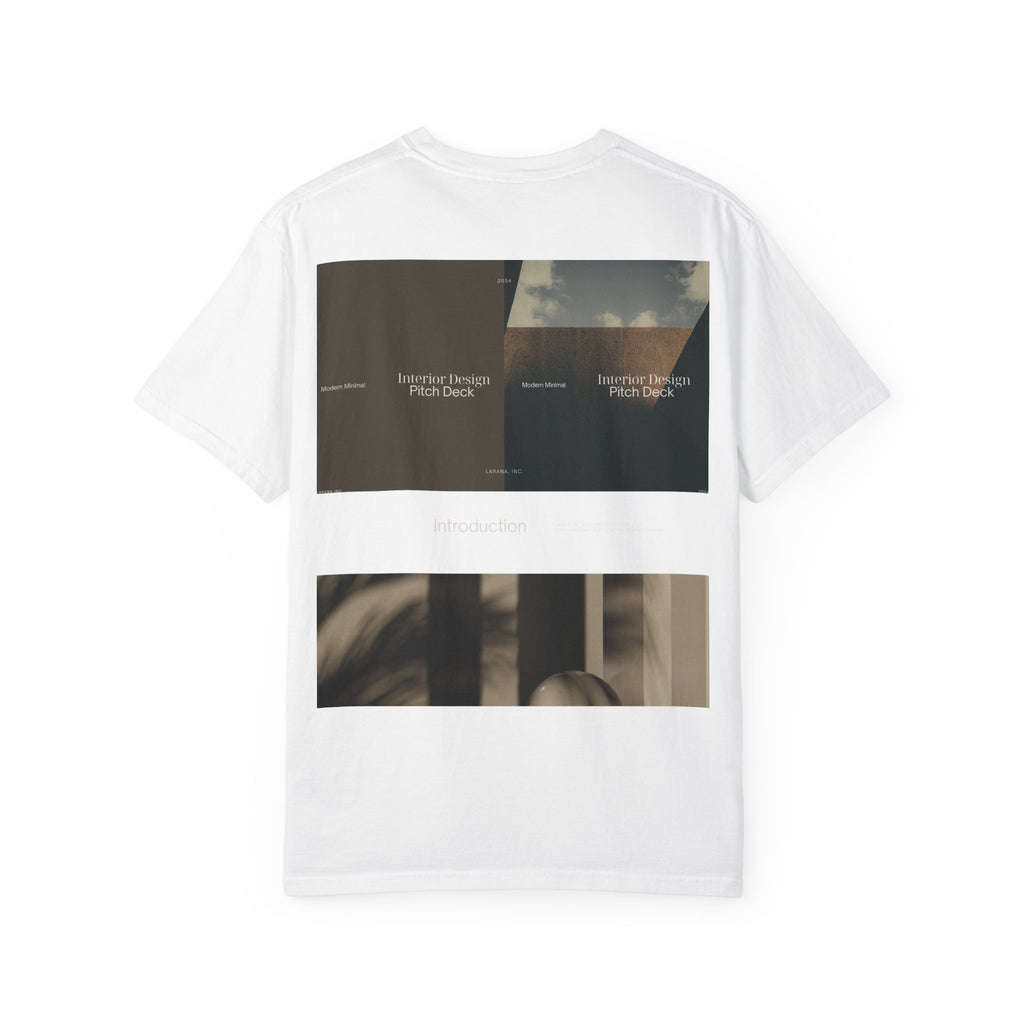 Cosy Living Room Photo Print T-Shirt — Interior Design Graphic Tee
