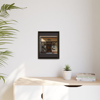Framed Matte Canvas Print — Boutique Shopfront Photography