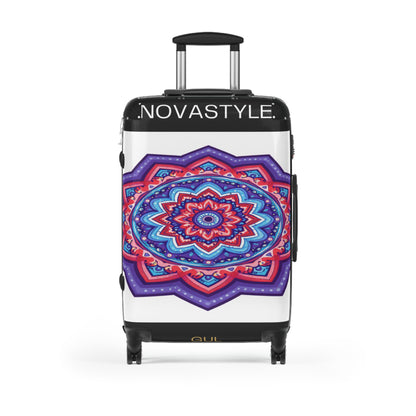 Mandala Travel Suitcase – Colorful Boho Carry-On Luggage