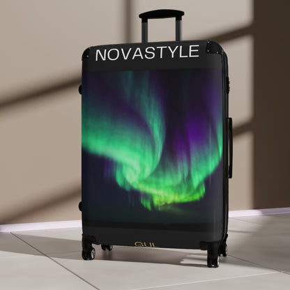 Aurora Sky Carry-On Suitcase — Northern Lights Travel Luggage