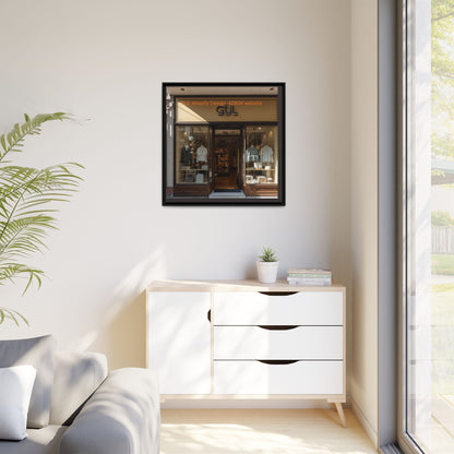 Framed Matte Canvas Print — Boutique Shopfront Photography