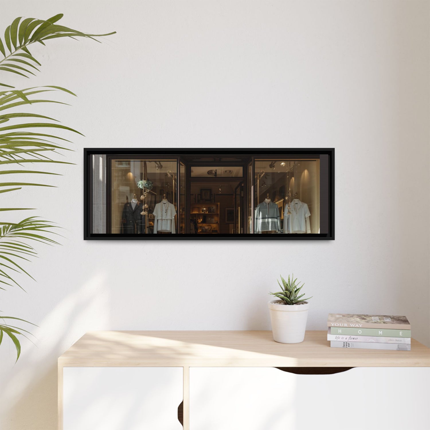 Framed Matte Canvas Print — Boutique Shopfront Photography