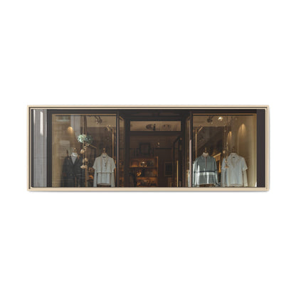 Framed Matte Canvas Print — Boutique Shopfront Photography