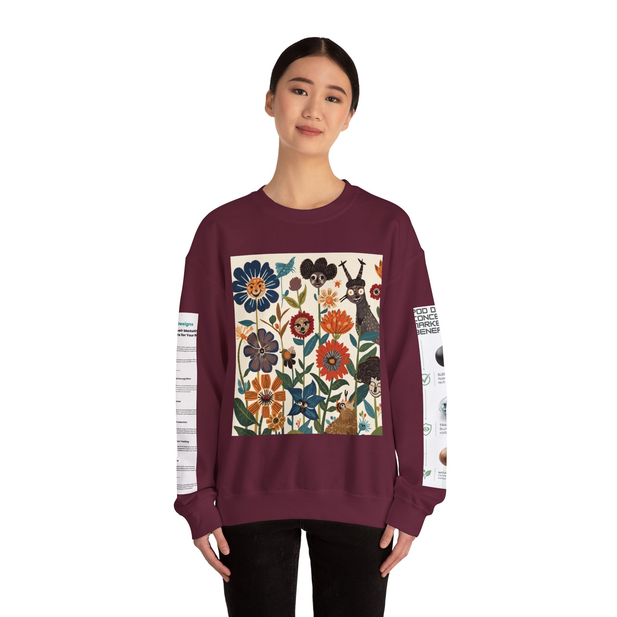 Floral Garden Crewneck Sweatshirt